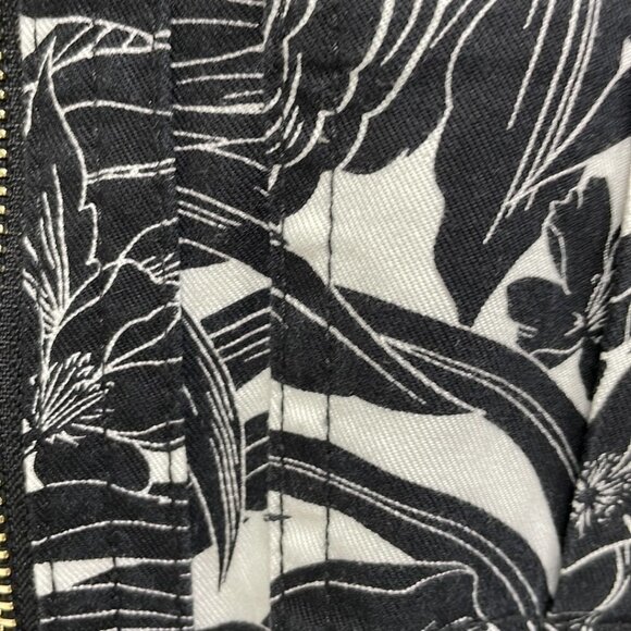 White House Black Market WHBM Jacket Coat Tropical Floral Size Medium M - Picture 8 of 17